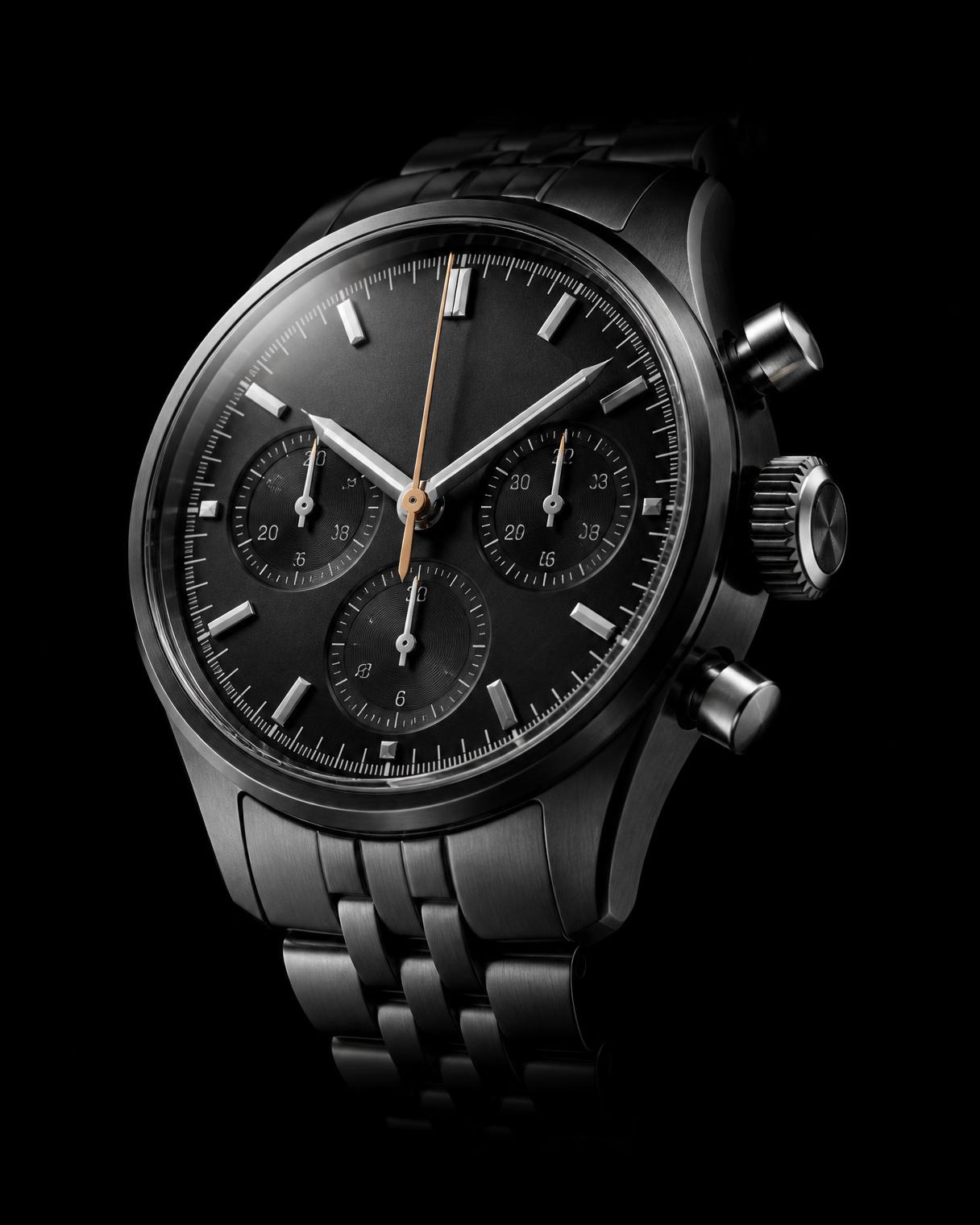 Vantablack Chrono, isolated macro